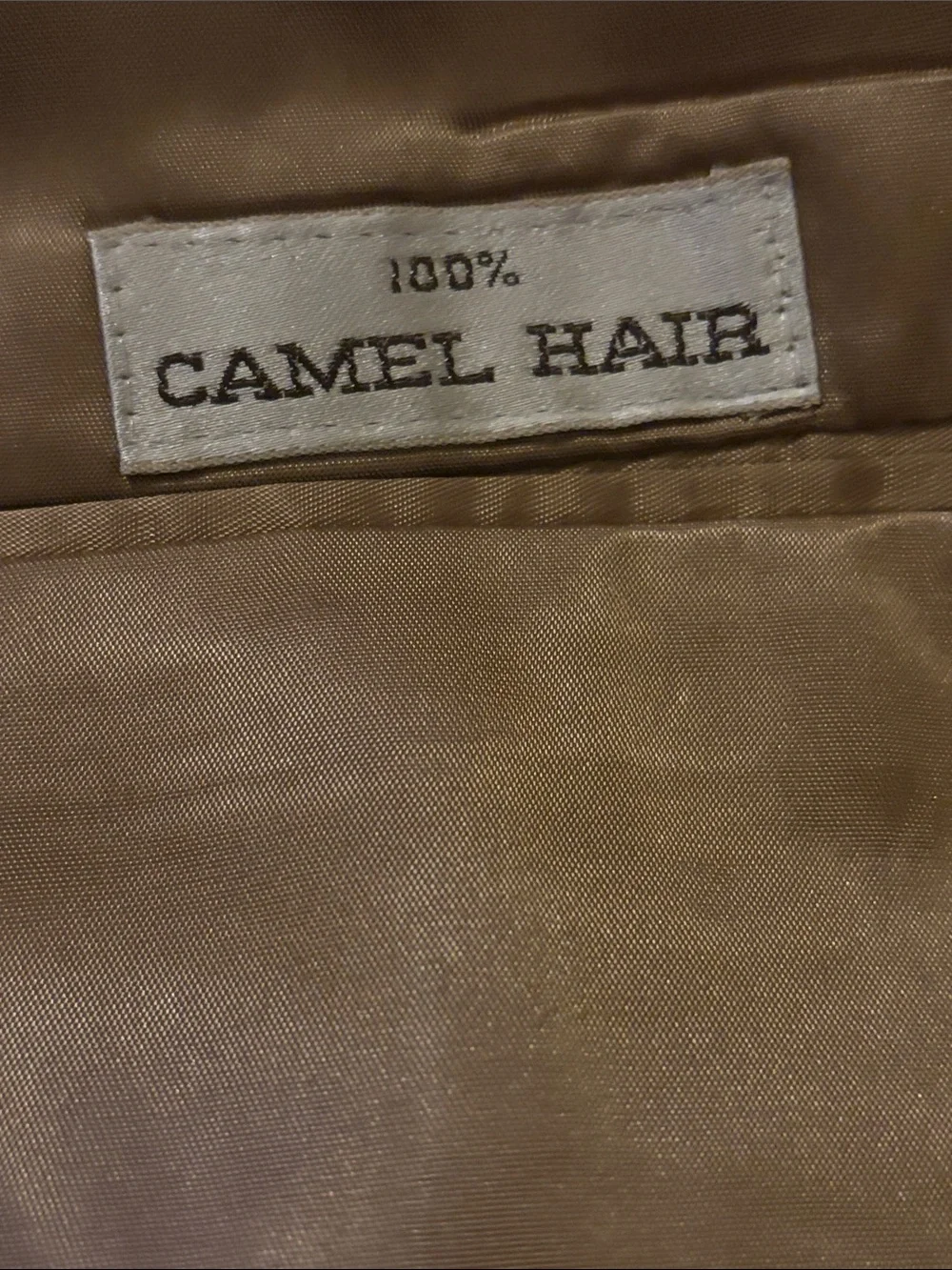 Saks Fifth Avenue Camel Brown Wool Sport Coat